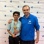 Aditya won 2nd with proud coach!